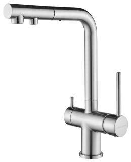 Смеситель для кухни Paulmark Serpentine Se213222-NI никель